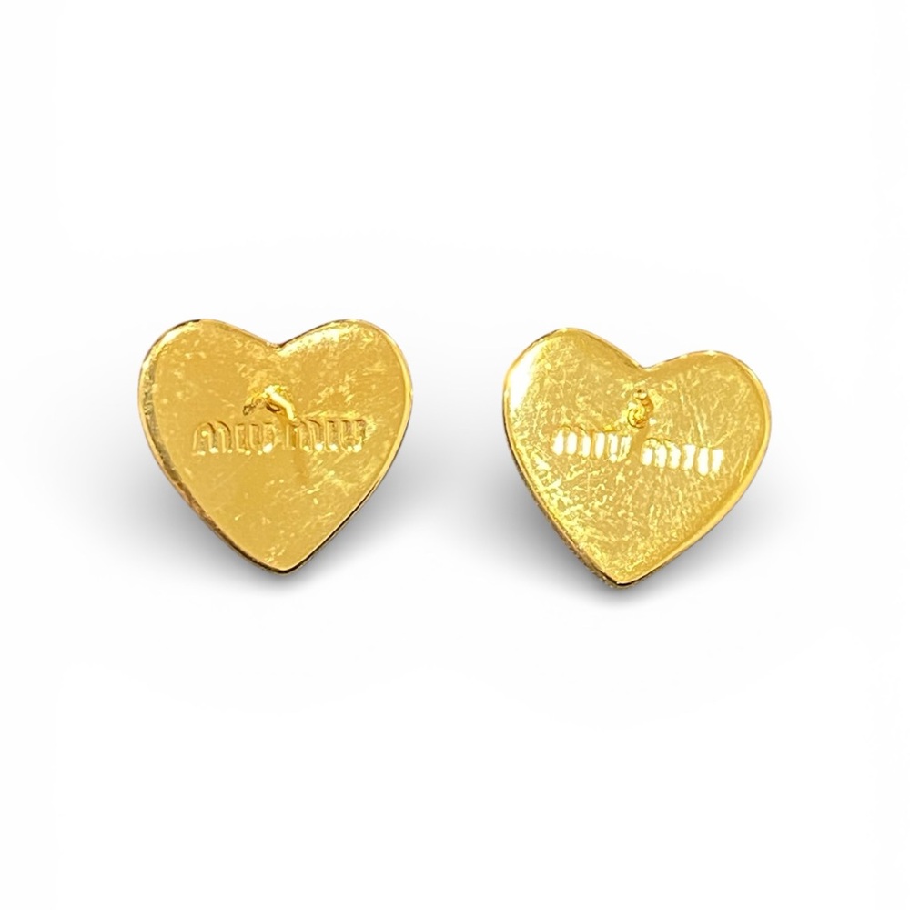 Heart Earrings with Accents - Picture 4 of 4